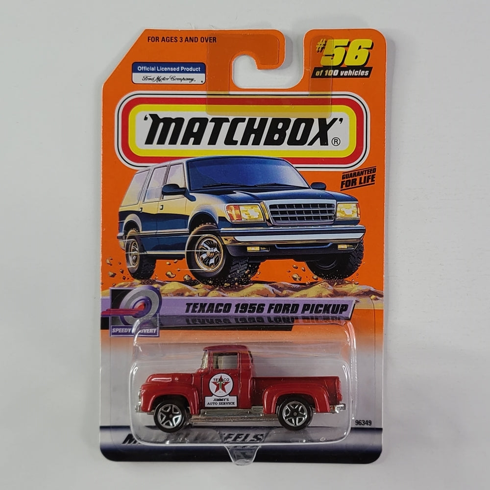 Matchbox - Texaco 1956 Ford Pickup (Dark Red)