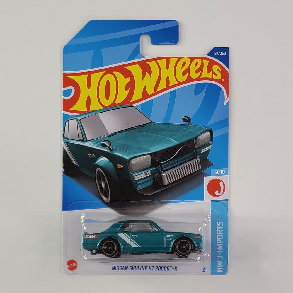 Hot Wheels - Nissan Skyline HT 2000GT-X (Seafoam Green) [Card Variant]