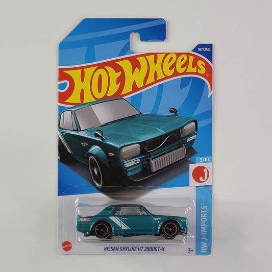 Hot Wheels - Nissan Skyline HT 2000GT-X (Seafoam Green) [Card Variant]