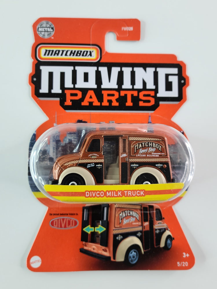 Matchbox - Divco Milk Truck (Brown) [5/20 - Moving Parts (2021)]