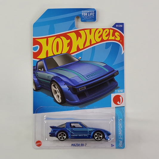 Hot Wheels - Mazda RX-7 (Medium Blue)