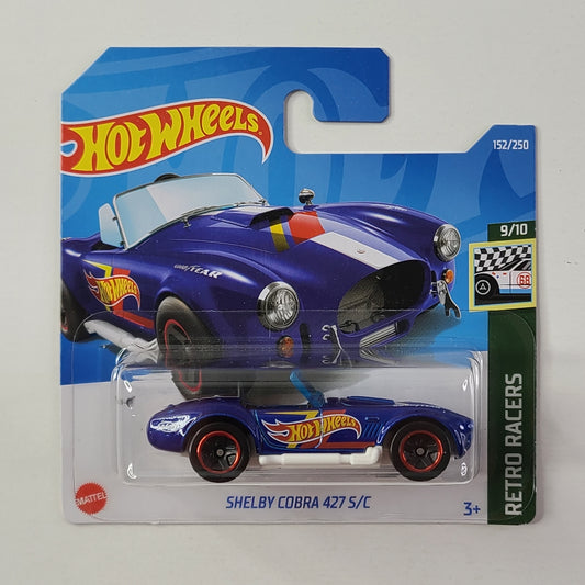 Hot Wheels - Shelby Cobra 427 S/C (Dark Blue) [Short Card]