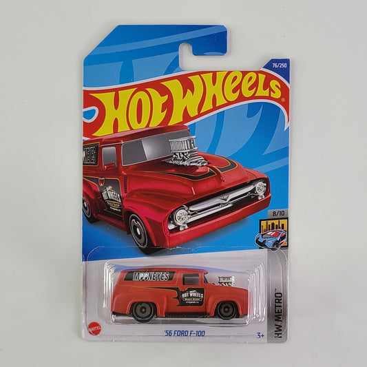 Hot Wheels - '56 Ford F-100 (Matte Dark Red)