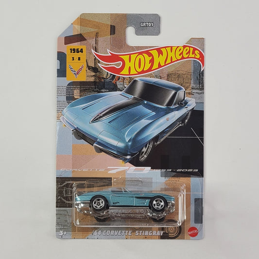 Hot Wheels - '64 Corvette Stingray (Seafoam Green)