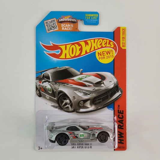 Hot Wheels - SRT Viper GTS-R (Metalflake Silver) [HW Race (2015) - 150/250] [New for 2015]