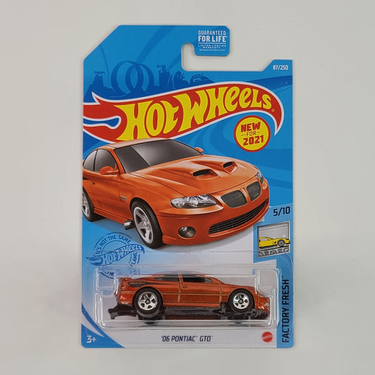 Hot Wheels - '06 Pontiac GTO (Brazen Orange Metallic) [Factory Fresh Mini Collection (2021) - 5/10] [New for 2021]