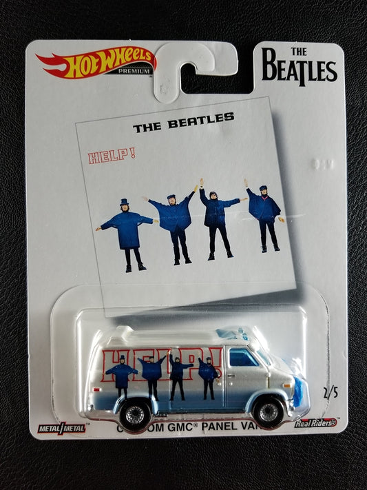 Hot Wheels - Custom GMC Panel Van (White) [2/5 - Pop Culture: The Beatles]