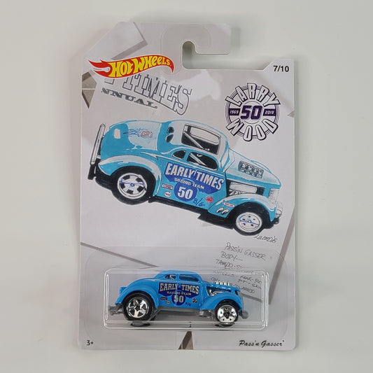 Hot Wheels - Pass'n Gasser (Baby Blue) [Larry Wood 50th Anniversary Series (2019) - 7/10]