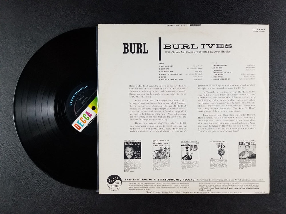 Burl Ives - Burl (1963, LP)