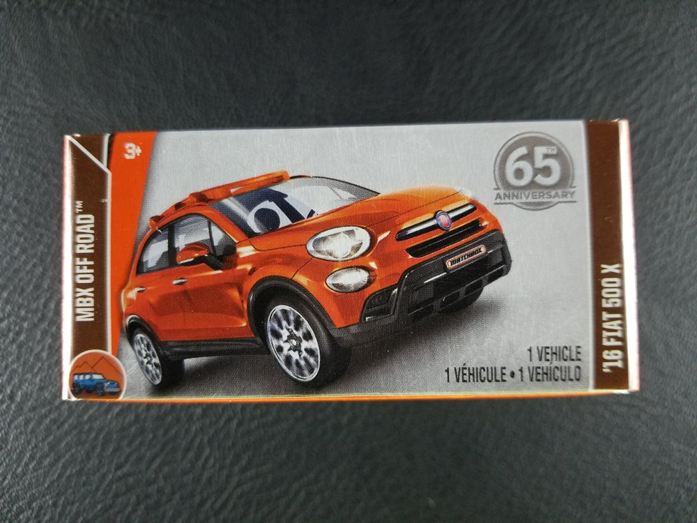Matchbox - '16 Fiat 500 X (Orange) [1/20 - MBX Off Road] (Small Box)