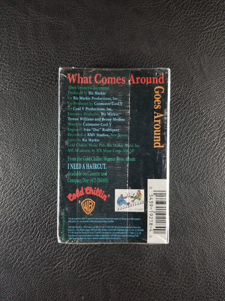 Biz Markie - What Goes Around Comes Around (1991, Cassette Single) [SEALED]
