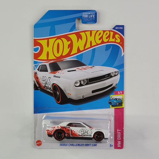 Hot Wheels - Dodge Challenger Drift Car (White)