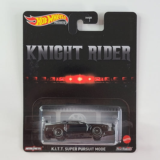 Hot Wheels Premium Real Riders - K.I.T.T. Super Pursuit Mode (Black)