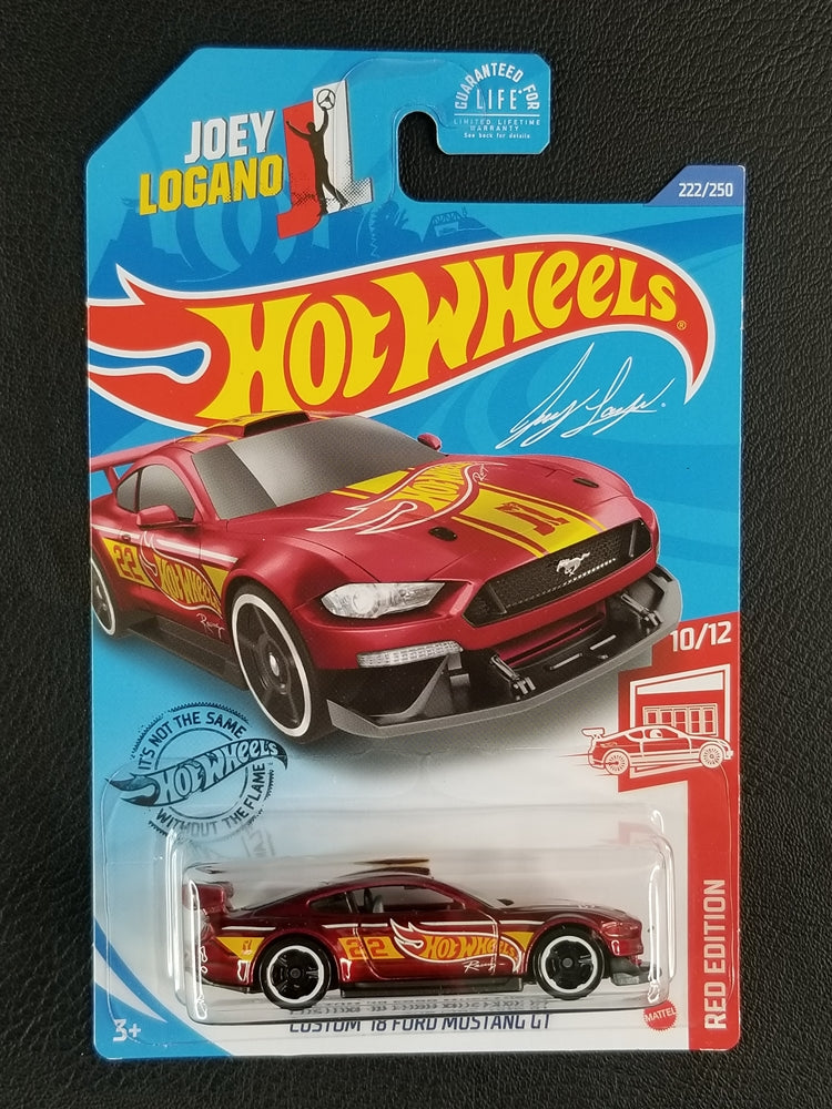 Hot Wheels - Custom '18 Ford Mustang GT (Metallic Red) [10/12 - 2020 Red Edition]