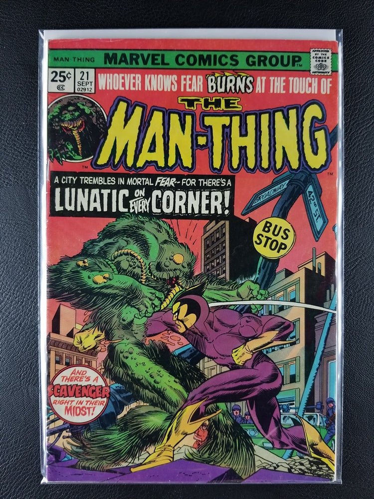 Man-Thing [1st Series] #21 (Marvel, September 1975)