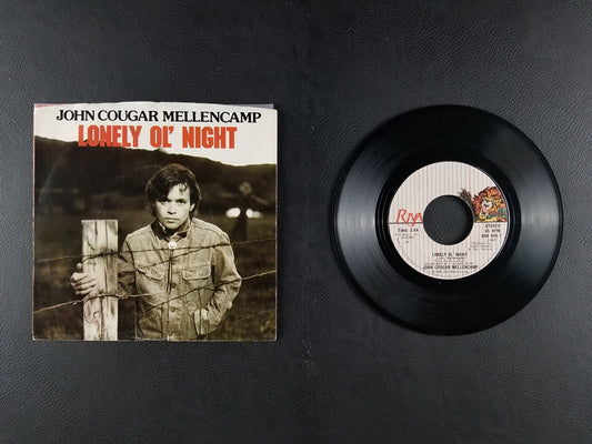 John Cougar Mellencamp - Lonely Ol' Night (1985, 7'' Single)