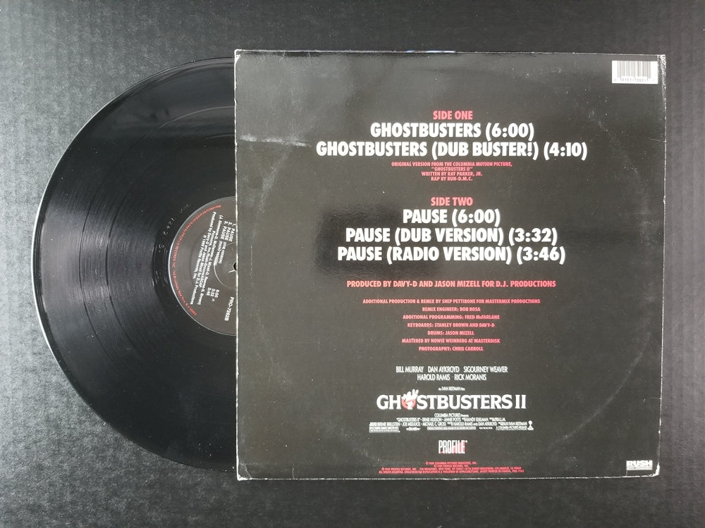 Run-DMC - Ghostbusters / Pause (1989, 12'' Single)