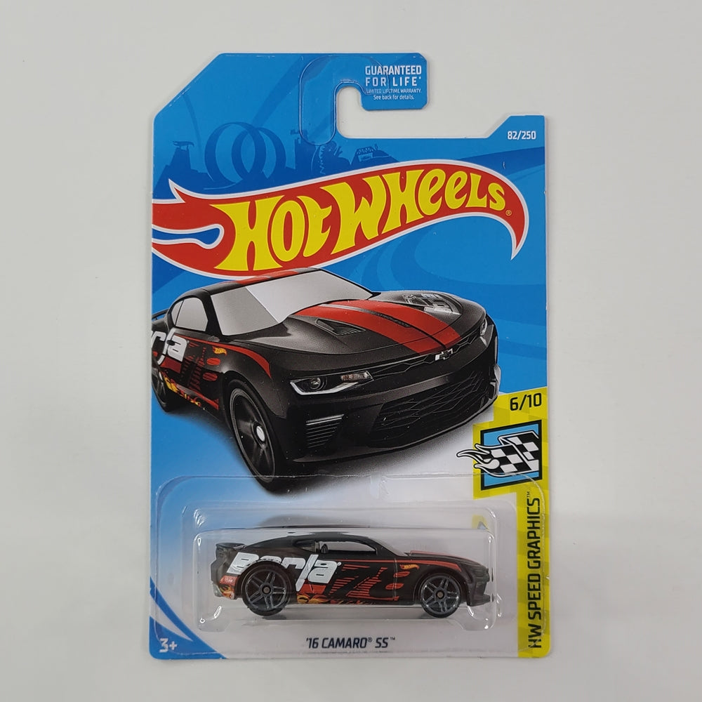 Hot Wheels - '16 Camaro SS (Matte Black) – Throwback Collectibles