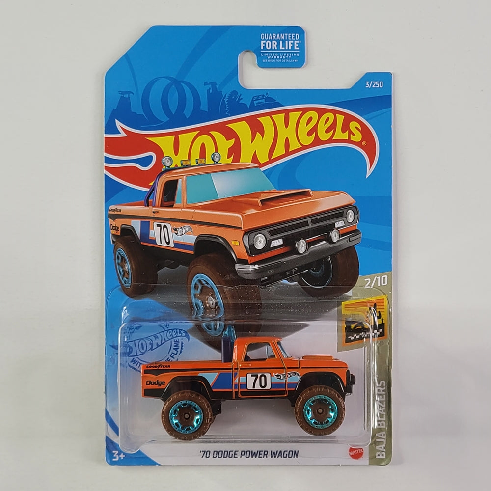 Hot Wheels - '70 Dodge Power Wagon (Orange)