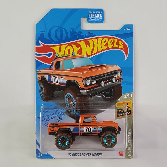 Hot Wheels - '70 Dodge Power Wagon (Orange)