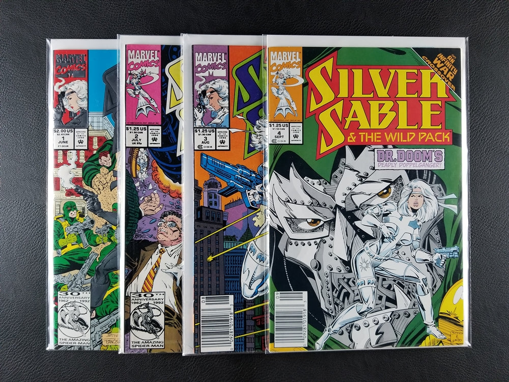 Silver Sable and the Wild Pack #1-4 Set (Marvel, 1992)