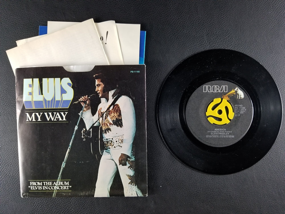 Elvis Presley - My Way / America the Beautiful (1977, 7'' Single)