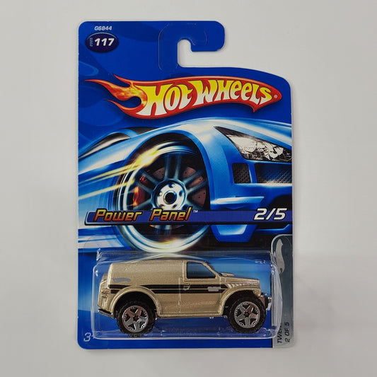 Hot Wheels - Power Panel (Metalflake Light Gold) [Twenty + Series (2005) - 2/5]