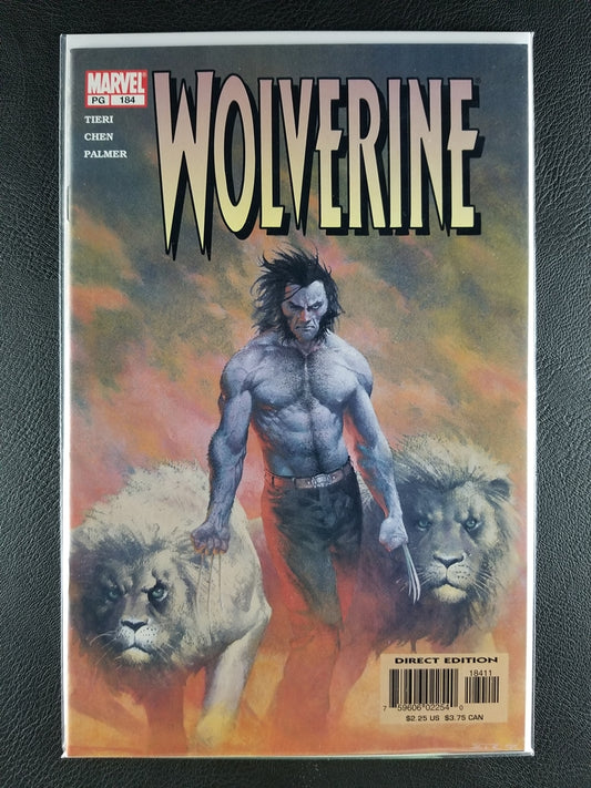 Wolverine [1st Series] #184 (Marvel, February 2003)