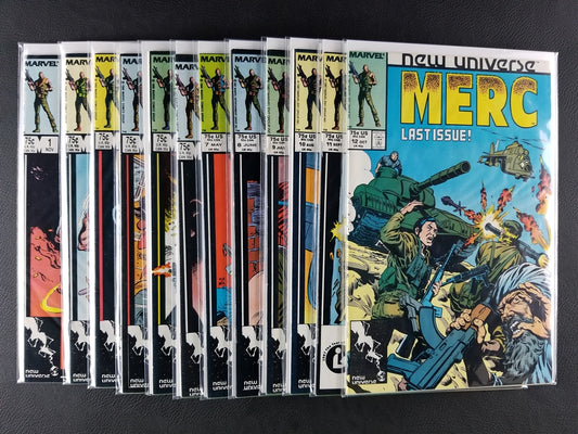 Mark Hazzard: Merc #1-12 Set (Marvel, 1986-87)