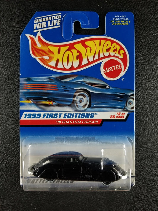 Hot Wheels - '38 Phantom Corsair (Black) [3/26 - HW 1999 First Editions]