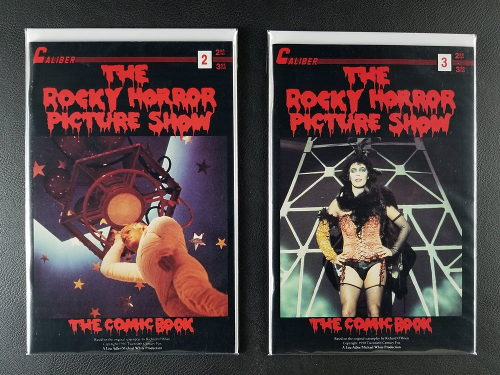 The Rocky Horror Picture Show #1A, 1B, 2, 3 Set (Caliber, 1990-91)