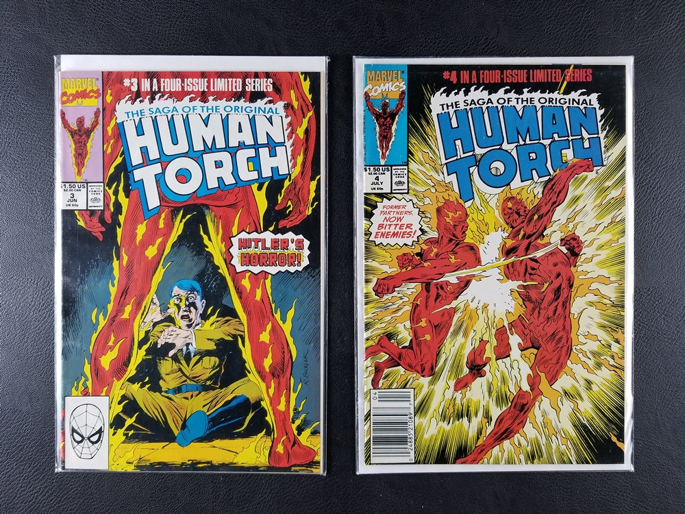 Saga of the Original Human Torch #1-4 Set (Marvel, 1990)