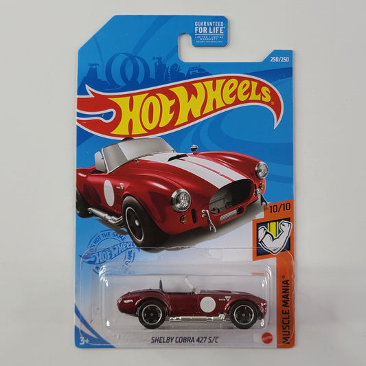 Hot Wheels - Shelby Cobra 427 S/C (Metalflake Burgundy)