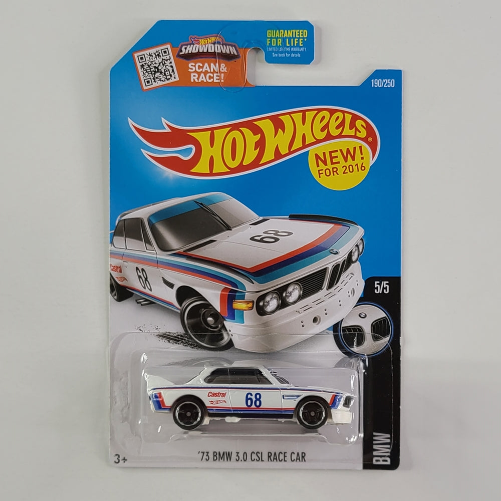 Hot Wheels - '73 BMW 3.0 CSL Race Car (White)