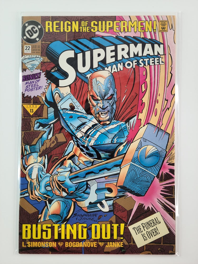 Superman: The Man of Steel #22N (DC, June 1993)