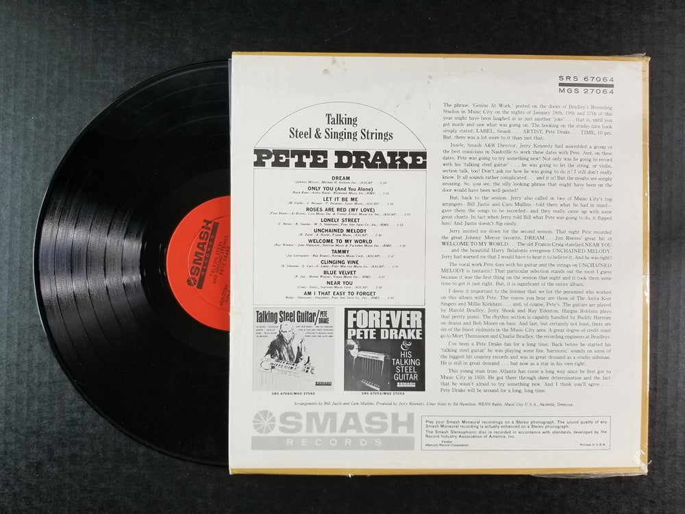 Pete Drake - Talking Steel & Singing Strings (1964, LP)