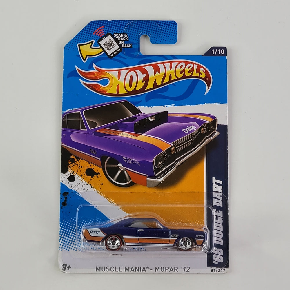 Hot Wheels - '68 Dodge Dart (Metalflake Dark Blue)