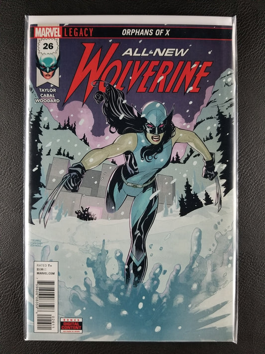 All New Wolverine #26 (Marvel, December 2017)