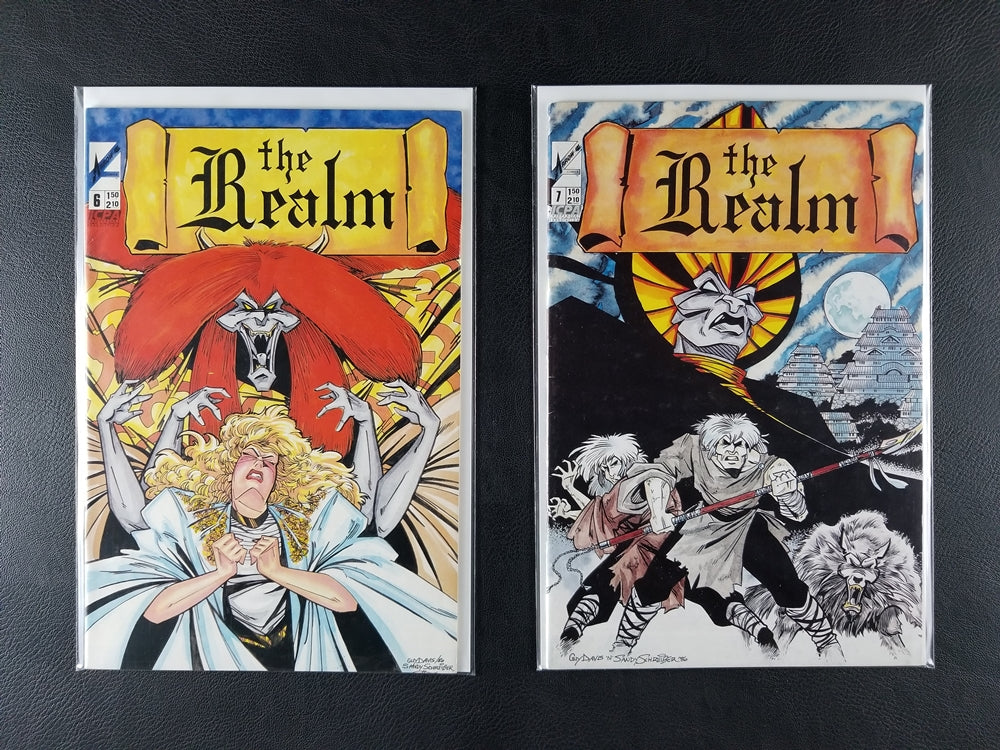 The Realm #2, 3, 6, 7 Set (Arrow/Caliber, 1986-87)
