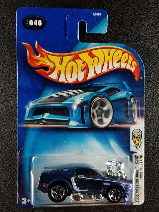 Hot Wheels - 1968 Mustang (Blue) [34/42 - HW 2003 First Editions]