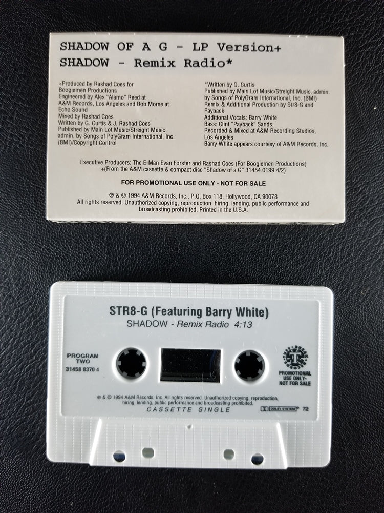 STR8-G - Shadow of a G (1994, Cassette Single) [Promo]