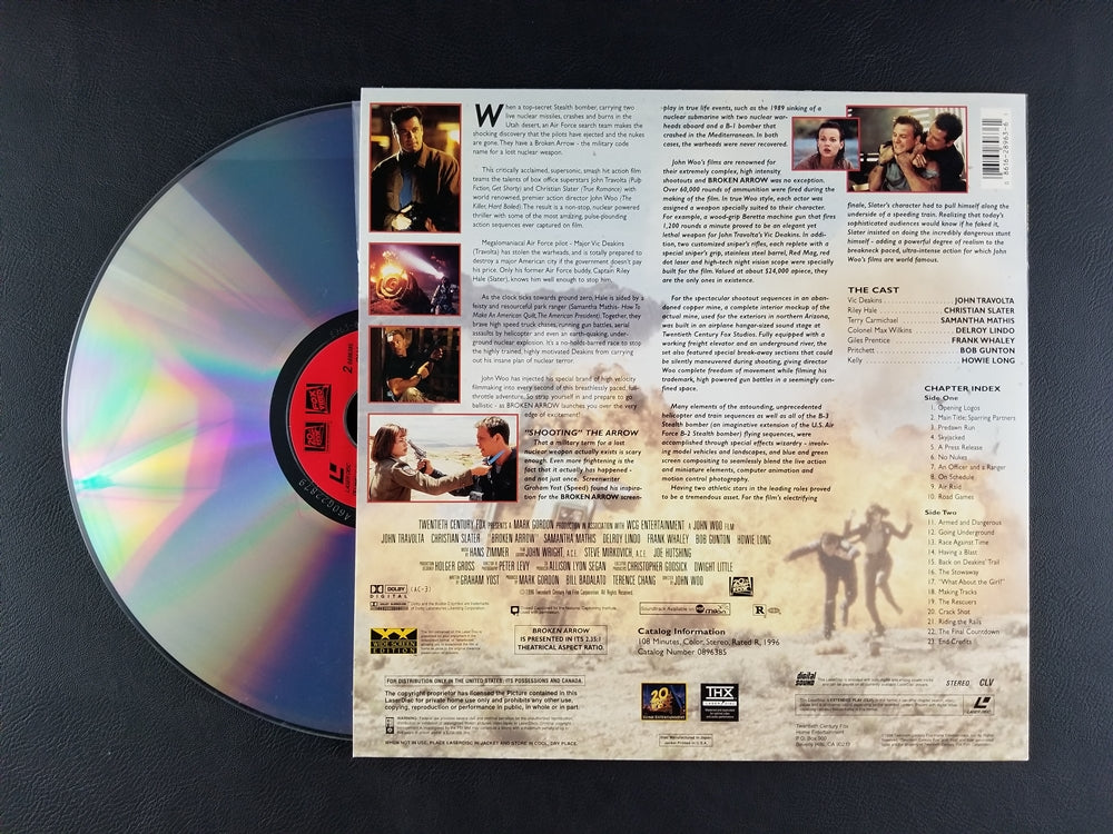 Broken Arrow [Widescreen] (1996, Laserdisc)