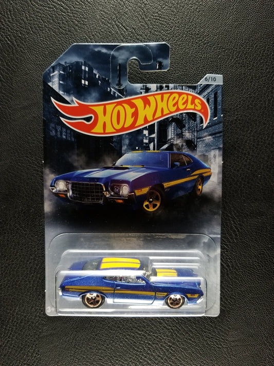 Hot Wheels - '72 Ford Gran Torino Sport (Blue) [6/10 - 2020 HW American Steel; Walmart Exclusive]