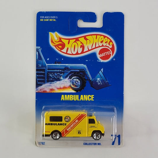 Hot Wheels - Ambulance (Yellow)