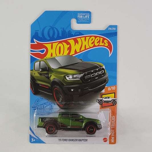 Hot Wheels - '19 Ford Ranger Raptor (Metalflake Green)