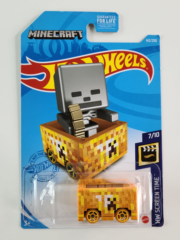 Hot Wheels - Minecart (Orange)