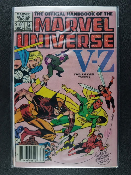 The Official Handbook of the Marvel Universe #12 (Marvel, December 1983)