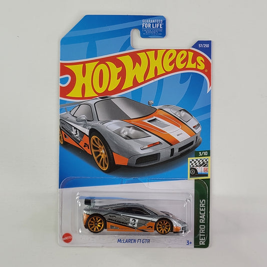 Hot Wheels - McLaren F1 GTR (Metalflake Silver)