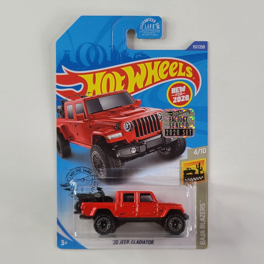 Hot Wheels - '20 Jeep Gladiator (Red) [Factory Sealed 2020 Set]