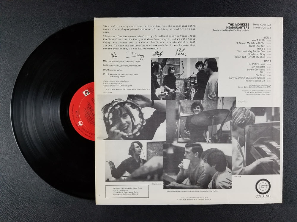 The Monkees - Headquarters (1967, LP)